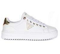 GUESS Scarpe Sneaker Denesa12 White/Gold D26GU07 FLJD12LEA12 Taglia Scarpa: 35