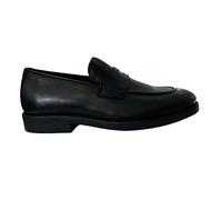 GUESS Scarpe Uomo Mocassino Driftkin in Pelle Black Taglia Scarpa: 43