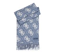 GUESS Sciarpa 'BOSTON' blu reale / bianco Uomo GUESS One Size blu reale / bianco