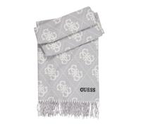 GUESS Sciarpa 'BOSTON' grigio / bianco Uomo GUESS One Size grigio / bianco
