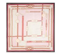 GUESS sciarpa Carrie Logo Kefiah Max 130X130 Rose Logo