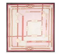 GUESS Sciarpa Carrie Logo Kefiah Max 130X130 Rose Logo rosa antico