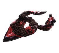 GUESS sciarpa Deesa Logo Foulard Scarf 130X130 Mocha Logo