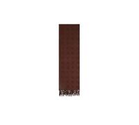 GUESS Sciarpa Elegante, Cioccolato, 72% Poliestere 20% Viscosa 8% Poliammide, con Frange