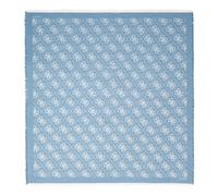 GUESS sciarpa Eliette Logo Kefiah Scarf 135X135 Teal