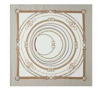 GUESS sciarpa Foulard 90X90 Light Taupe grigio talpa