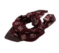 GUESS sciarpa Fynna Kefiah Scarf 125X125 Mocha Logo / Merlot