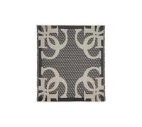GUESS sciarpa Jacquard Kefiah Scarf 135X135 Black grigio