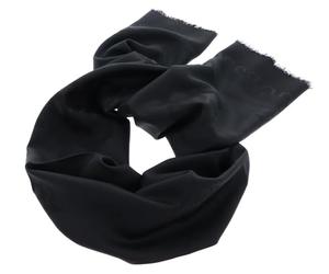 GUESS sciarpa Jacquard Scarf Dark Black nero