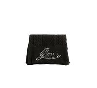 Guess Sciarpa jeans roselyn jblk jet black a996, Nero , Taglia unica