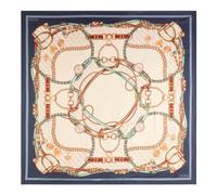 GUESS sciarpa Kefiah 120x120 Blue