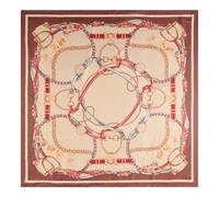 GUESS sciarpa Kefiah 120x120 Pale Mocha