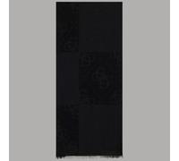Guess sciarpa nera 80X180 sciarpa donna guess con logo 4G AW5378 POL03 BLA