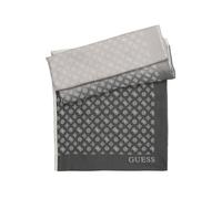 GUESS Sciarpa, Stampa 4G Logo Peony, Nero/Grigio, 80 x 160 cm, 63% Viscosa 37% Acetato