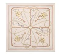 GUESS sciarpa Printed Kefiah 120X120 Rose rosa salmone