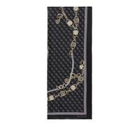 GUESS sciarpa Printed Scarf 70X180 Black nero