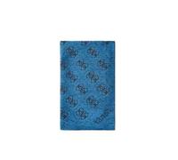 GUESS Sciarpa uomo 4G logo effetto ciniglia AM9324VIS03 blu
