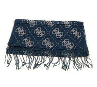 GUESS Sciarpa Uomo Mito scarf blu multilogo C25GU65 AM9457VIS03 BLU