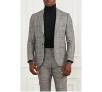 GUESS Sean Notch Blazer Black/white/red Check Taglia: 48 | Outlet | Uomo | Nero