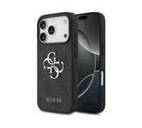 GUESS SH00091746 Custodia per Apple iPhone 17 Pro, Nero