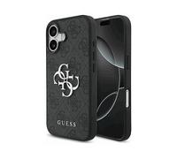 CG MOBILE Guess 4G - Custodia grande con logo per iPhone 17, colore: Nero
