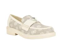 GUESS Shatha, Mocassino Donna, Taupe Logo Multi, 37.5 EU