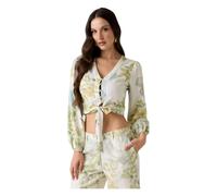 Guess - Shirley Linen Top - - Blouses & Shirts - Donna - Beige - L