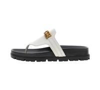 Guess, ,Shoes ,Donna ,Bianco ,37 EU Farron Sandali Infradito in Pelle