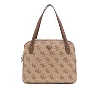 GUESS shopper borsa borsa da viaggio con scomparto per laptop Travel Tote Latte Logo/Brown marrone chiaro