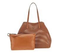 GUESS shopper borsa Brigitta 2 in 1 Tote Cognac marrone