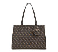 GUESS Power Play Tech Tote, Borsa Donna, Logo Marrone, One Size