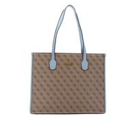 GUESS shopper borsa Silvana Girlfriend Tote Latte Logo / Slate