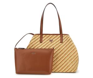 GUESS shopper borsa Vikky II Two In One Tote Bag L Natural / Cognac