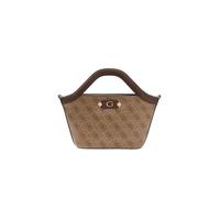 GUESS Shopper 'Guess Cabas Lindsey Mini Latte Logo' beige Donna - Accessori - Borse e zaini - Borse - Shopper GUESS One Size