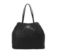 GUESS borsa shopper Victtoria 2 in 1 Tote Black Logo nero