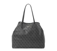 Guess Borsa shopper Victtoria Eco – pelle sintetica, grigio scuro, donna