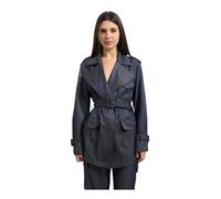 Guess - Short Denim Trench Coat - - Coats - Donna - Blu - L