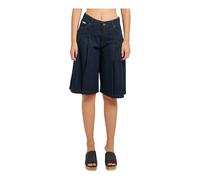 Guess, ,Shorts ,Donna ,Blu ,W27 Pleated Denim Bermuda Shorts