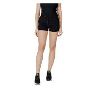 Guess, ,Shorts ,Donna ,Nero ,M Pantaloncini sportivi con lacci in misto cotone