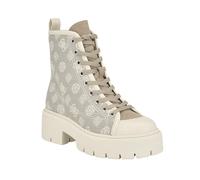 GUESS Shutter, Anfibi Donna, Avorio Logo Multi, 38.5 EU