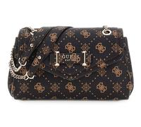 GUESS Silia Convertible Xbody Flap Bag Espresso Logo