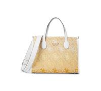 Guess Borsa a mano SILVANA 2 scomparti sabbia/bianco Taglia unica