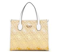 GUESS Borsa a mano 'SILVANA' sabbia / bianco, Taglia One Size