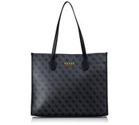 GUESS Silvana Tote Coal Logo