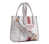 GUESS Silvana Two Compartment Mini Tote Stone Logo, Logo Stone, 18 x 20 cm