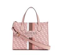 GUESS Silvana Two Compartment Tote Apricot Rose Logo