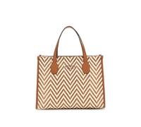 Guess Borsa shopper Silvana TAS029321 31 cm cognac cotone