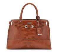 Guess Silvye Borsa In Ecopelle Con Stampa Croc Per Donna In Cognac