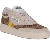 GUESS Sisty 4G Logo Lacci Casual da Ginnastica Marrone Beige Da Donna UK 3 - 8