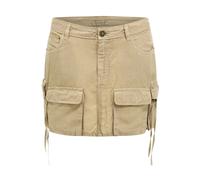 Guess, ,Skirts ,Donna ,Beige ,L Cargo Mini Gonna
